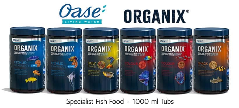 Oase Organix Fish Food Range | Fiskfoder Sortiment - 1000 ml Burkar | Jars - Corydoras.Zone Aquatics<br>Copyright © All rights reserved