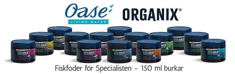 Oase Organix Fish Food Range | Fiskfoder Sortiment - 150 ml Burkar | Jars - Corydoras.Zone Aquatics<br>Copyright © All rights reserved