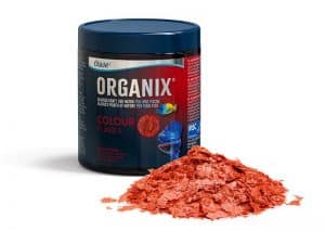 Oase Organix Colour Flakes Färgfoder / FLingfoder | Color enhancing Fish Food with Astaxanthin - Example of Flake fish Food - Corydoras.Zone